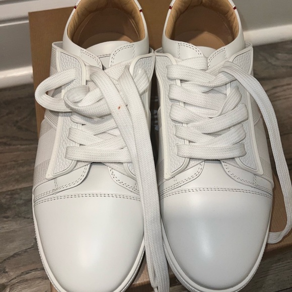 Christian Louboutin White Sneakers Sleek Minimalist Design - Picture 7 of 11